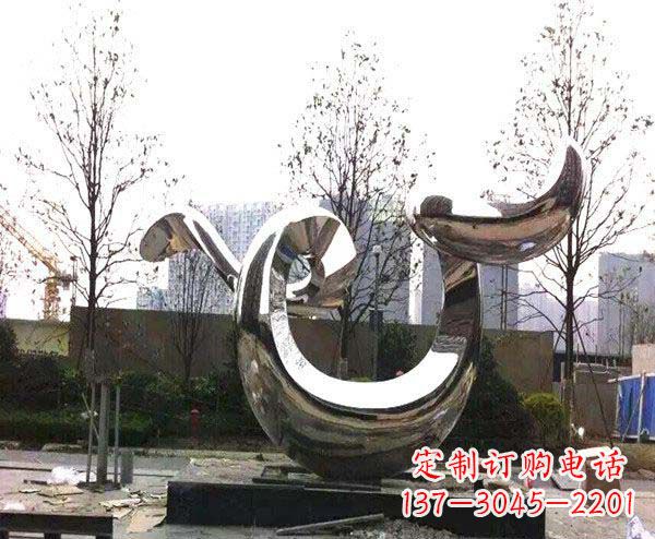 泉州新品发布不锈钢抽象鲸鱼雕塑