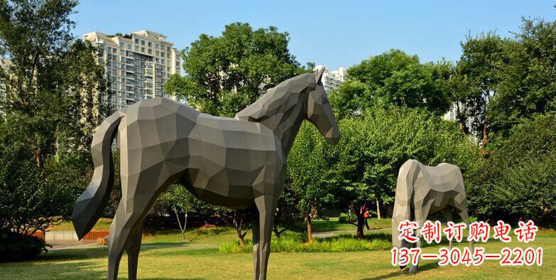 泉州产品名称不锈钢动物抽象雕塑
