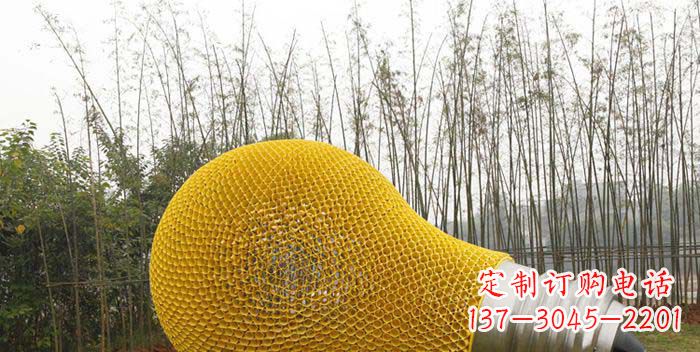泉州大型不锈钢灯泡雕塑