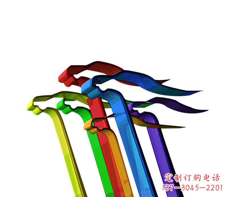 泉州公园不锈钢飞翔飘带景观雕塑
