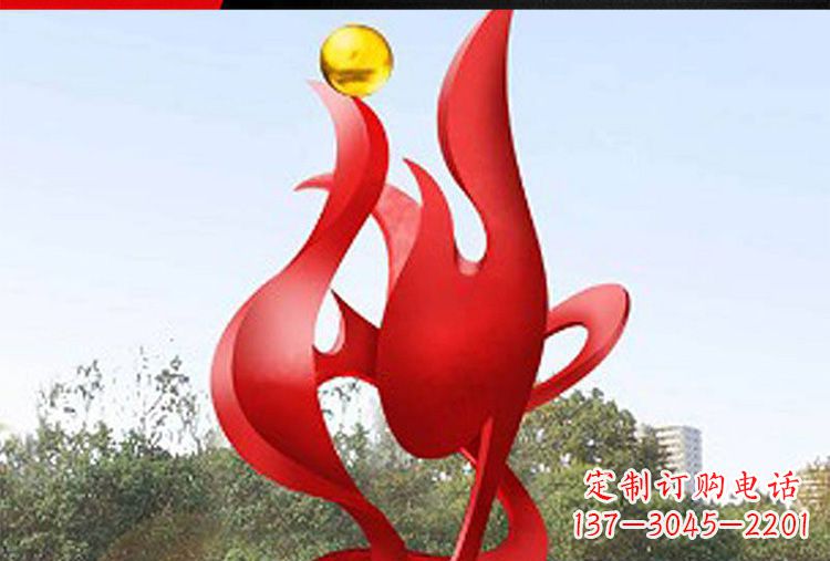 泉州公园不锈钢凤凰景观雕塑