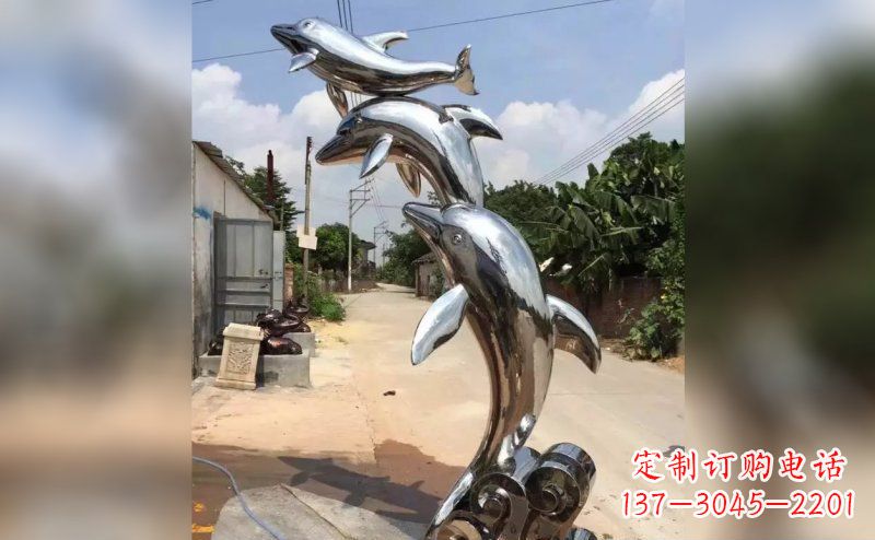 泉州产品名称优雅海豚雕塑