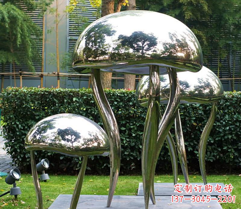 泉州艺术水母不锈钢雕塑