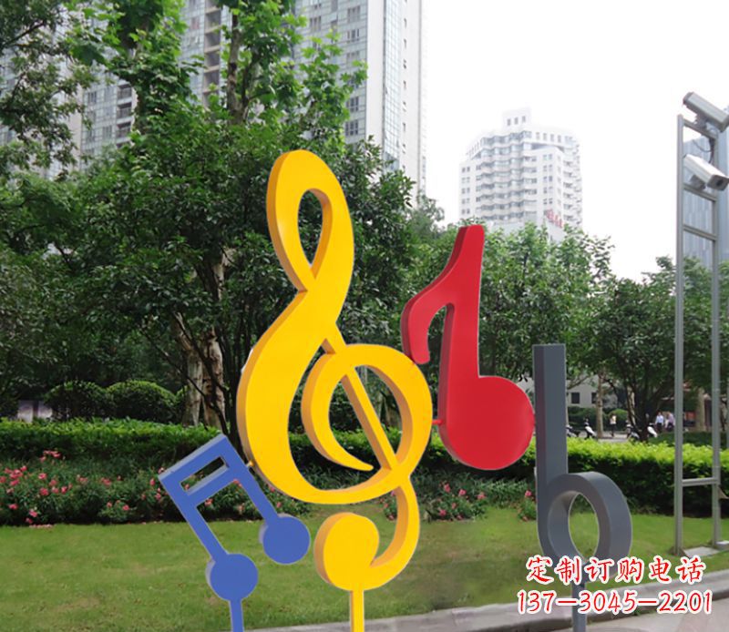 泉州不锈钢音符雕塑-引领您的心情旋律