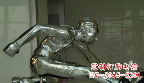 泉州不锈钢运动员雕塑