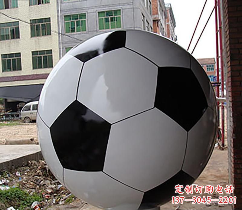 泉州优质不锈钢足球雕塑