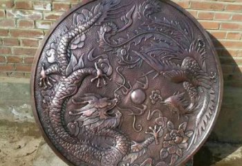 泉州传统工艺锻铜龙凤雕塑
