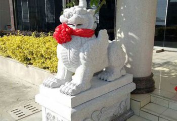 泉州优雅的独角兽雕塑