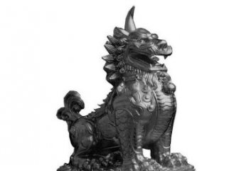 泉州独角兽铜雕塑，精美细腻传统工艺