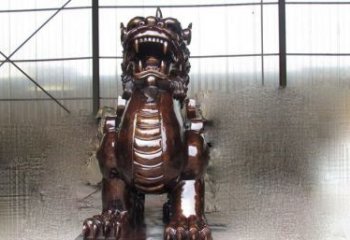 泉州来自古老文化的獬豸铜雕