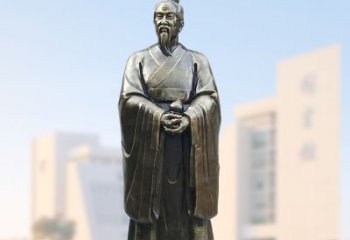 泉州仿铜玻璃钢扁鹊雕塑
