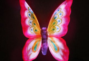 泉州定制发光蝴蝶雕塑