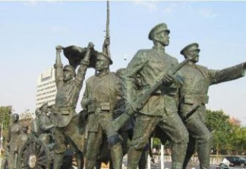 泉州纪念革命先烈的战士雕塑