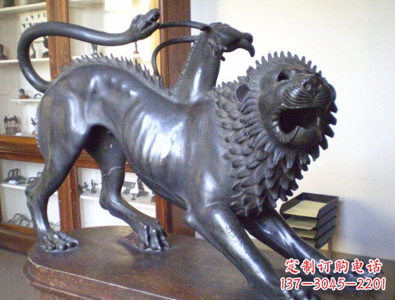 泉州精美羚羊铜雕塑