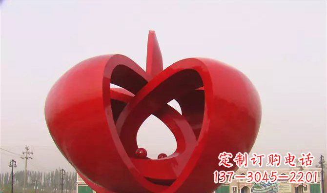 泉州果实不锈钢雕塑