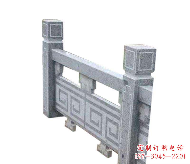 泉州公园大理石护城河栏板石雕