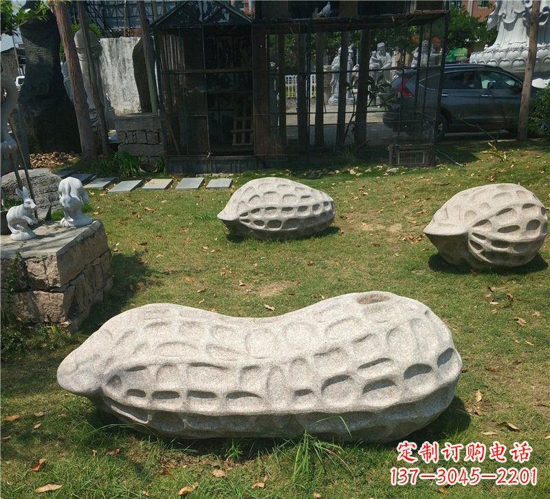 泉州公园大理石花生雕塑
