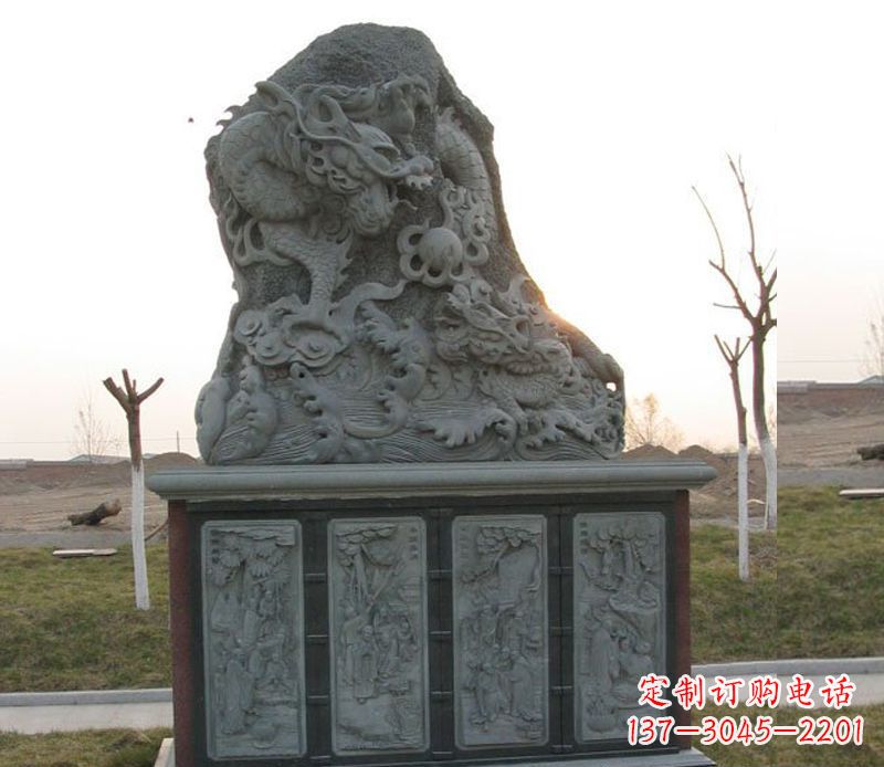 泉州公园大理石龙雕塑