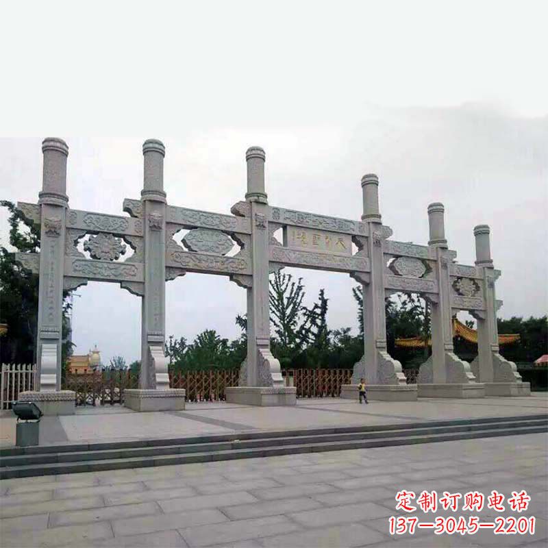 泉州公园大门五门无楼牌坊