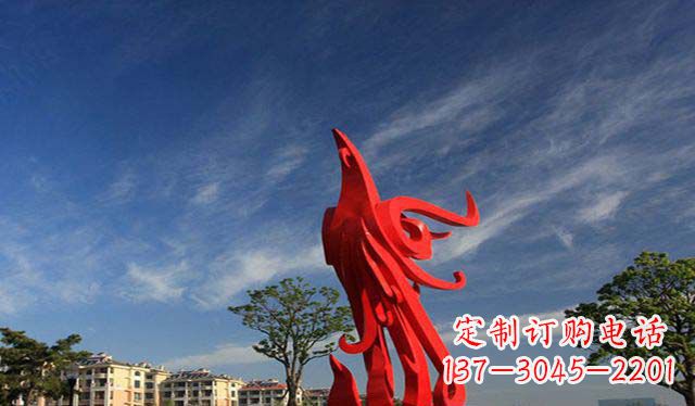 泉州精美不锈钢凤凰雕塑
