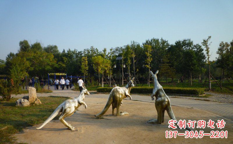 泉州高质量袋鼠铜雕