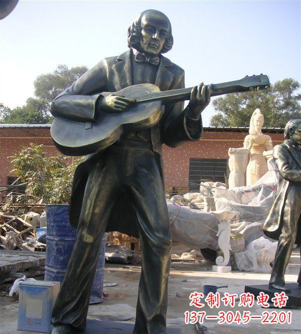 泉州高端精致吉他雕塑