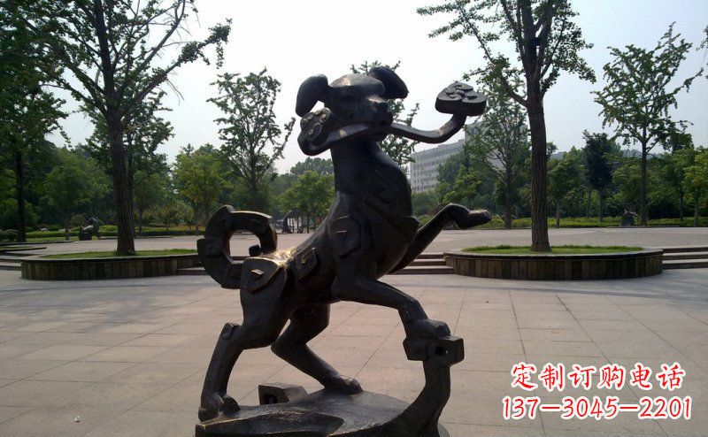 泉州中领雕塑狗动物铜雕