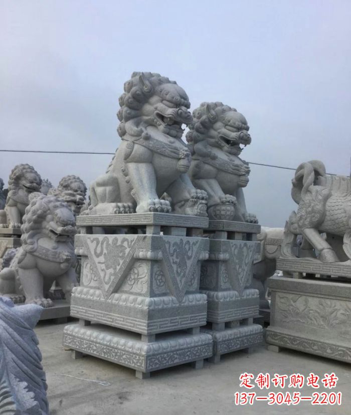 泉州大理石狮子石雕