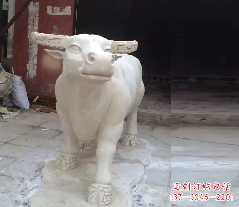 泉州公园动物景观石雕牛