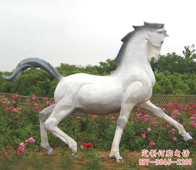 泉州公园动物石雕马