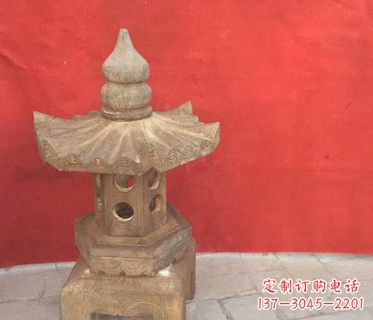 泉州公园仿古石灯石雕