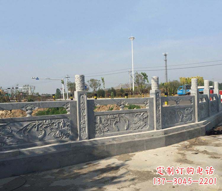 泉州公园仿古石栏板景观石雕 (4)