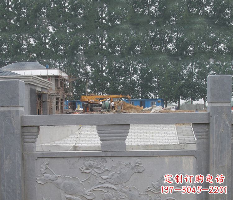 泉州公园仿古石栏板景观石雕 (9)