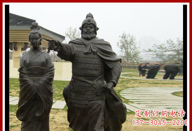 泉州灵巧雄姿,威武将军铜雕塑