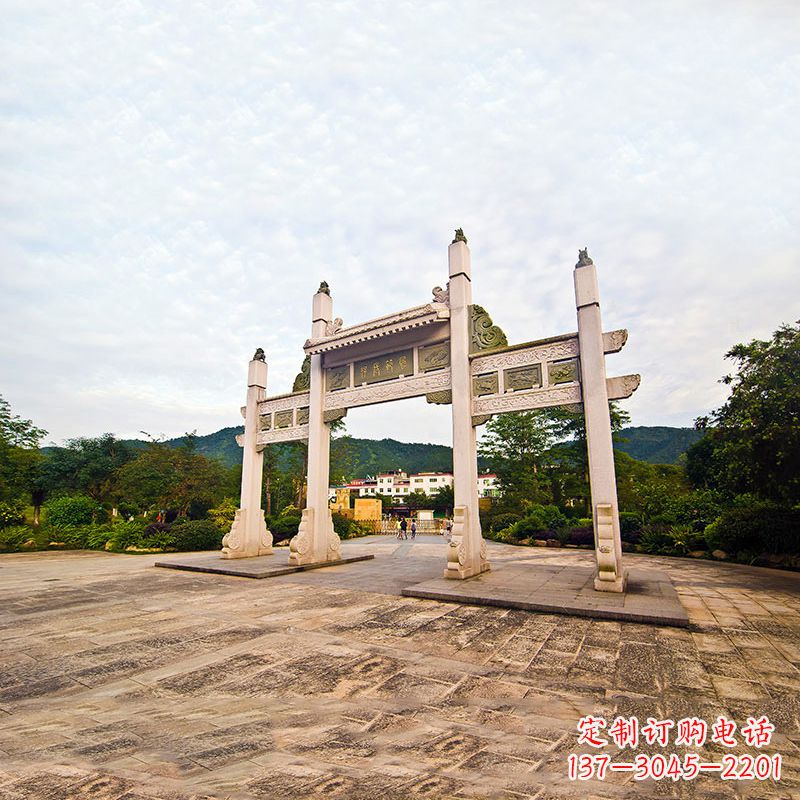 泉州精美石牌坊雕塑