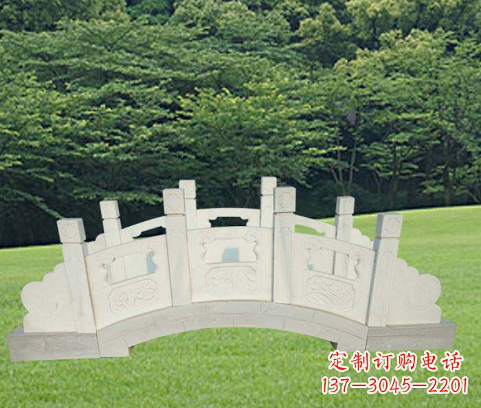 泉州公园汉白玉石拱桥