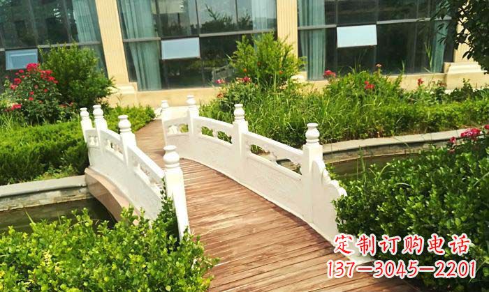 泉州公园汉白玉石拱桥_2