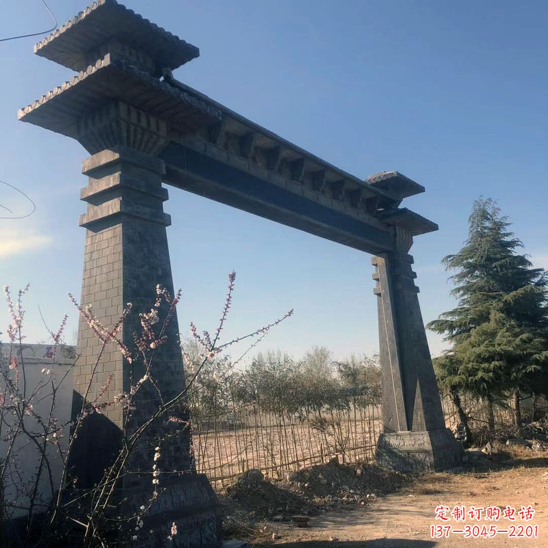 泉州公园汉阙大门石雕