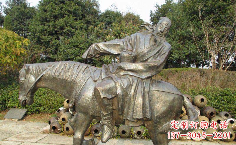 泉州动态骑马雕塑