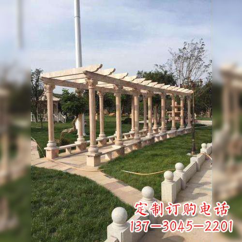 泉州公园花架长廊石雕