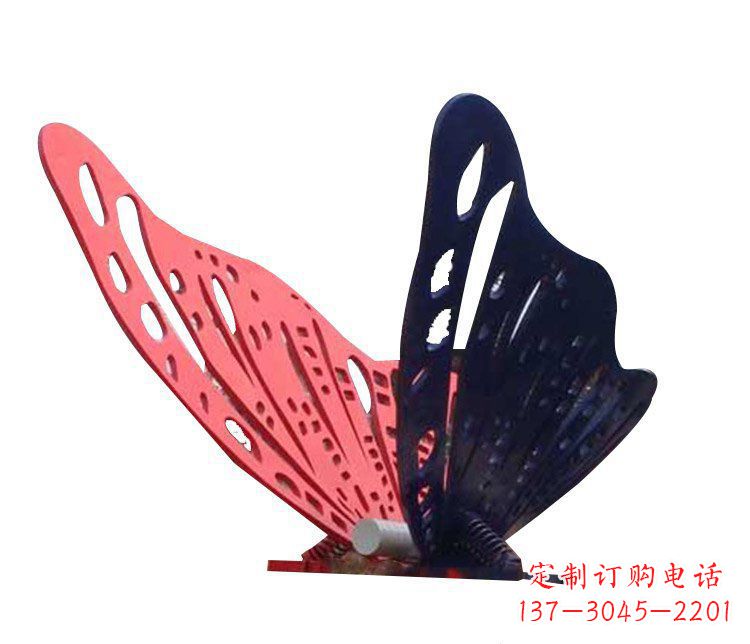 泉州公园景观不锈钢蝴蝶雕塑