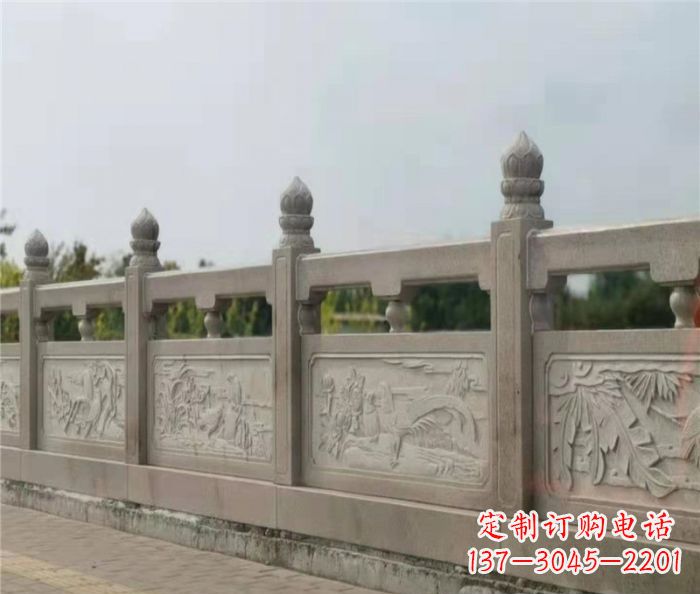 泉州公园景观大理石浮雕栏板 (4)