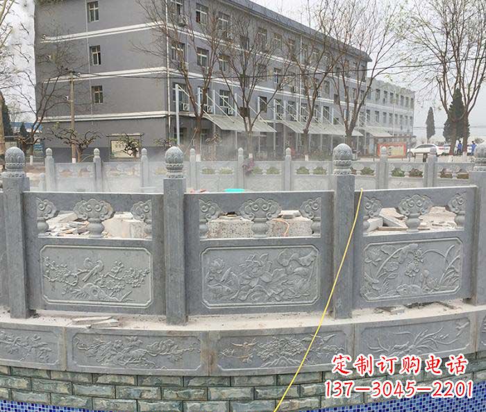 泉州公园景观大理石栏板雕塑
