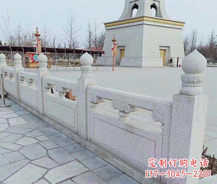 泉州公园景观大理石栏板石雕 (2)