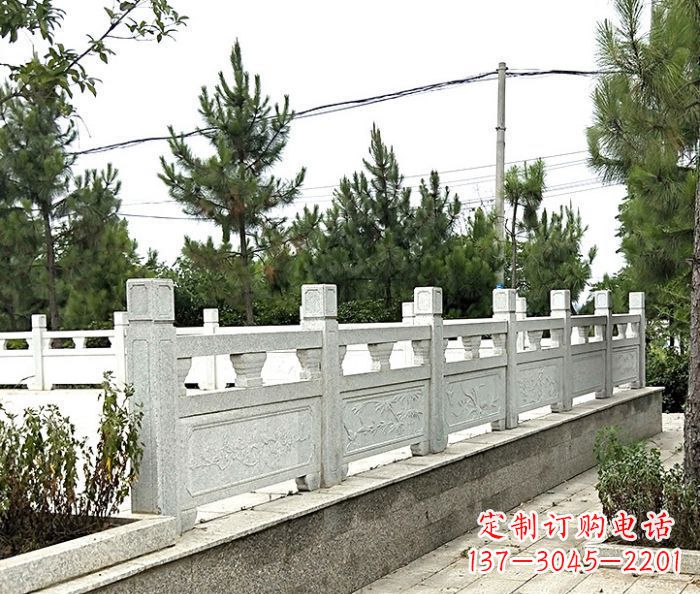 泉州公园景观大理石栏板石雕 (10)