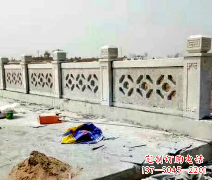 泉州公园景观大理石栏板石雕 (8)