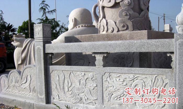 泉州公园景观大理石栏板石雕_1