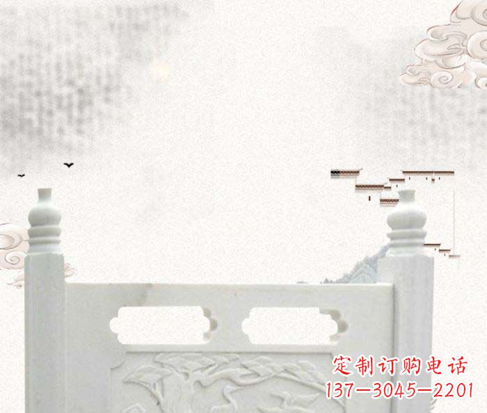 泉州中领雕塑汉白玉石栏板雕塑