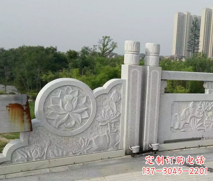 泉州汉白玉石雕栏板