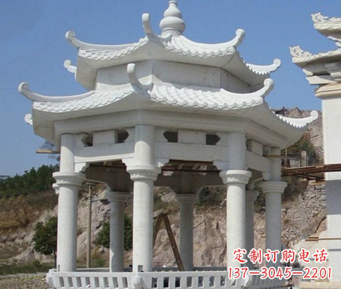 泉州专业汉白玉凉亭雕塑